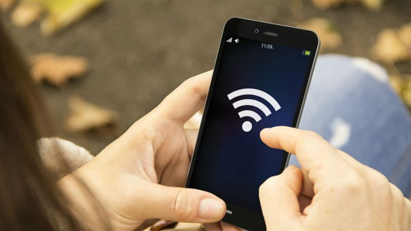 Bạn nhớ kết nối mạng để điện thoại được lấy dữ liệu thời tiết nhé